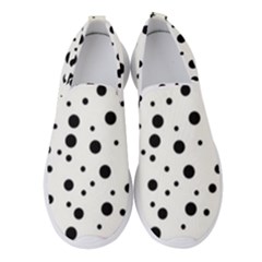 Motif-polkadot-001 Women s Slip On Sneakers by nate14shop