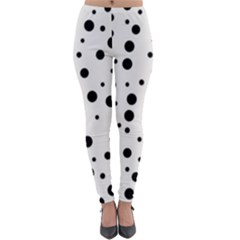 Motif-polkadot-001 Lightweight Velour Leggings by nate14shop