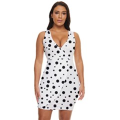 Motif-polkadot-001 Draped Bodycon Dress by nate14shop