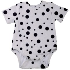 Motif-polkadot-001 Baby Short Sleeve Onesie Bodysuit