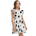 Motif-polkadot-001 Kids  Winged Sleeve Dress View3