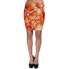 Orange Bodycon Skirt by nate14shop