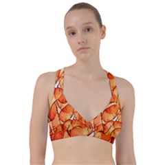 Orange Sweetheart Sports Bra by nate14shop