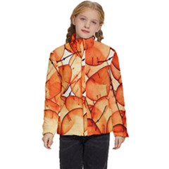 Orange Kids  Puffer Bubble Jacket Coat