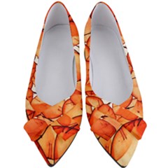 Orange Women s Bow Heels by nate14shop