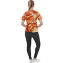 Orange Women s Sport Raglan Tee View2