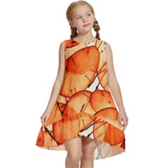 Orange Kids  Frill Swing Dress