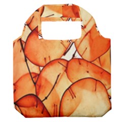 Orange Premium Foldable Grocery Recycle Bag