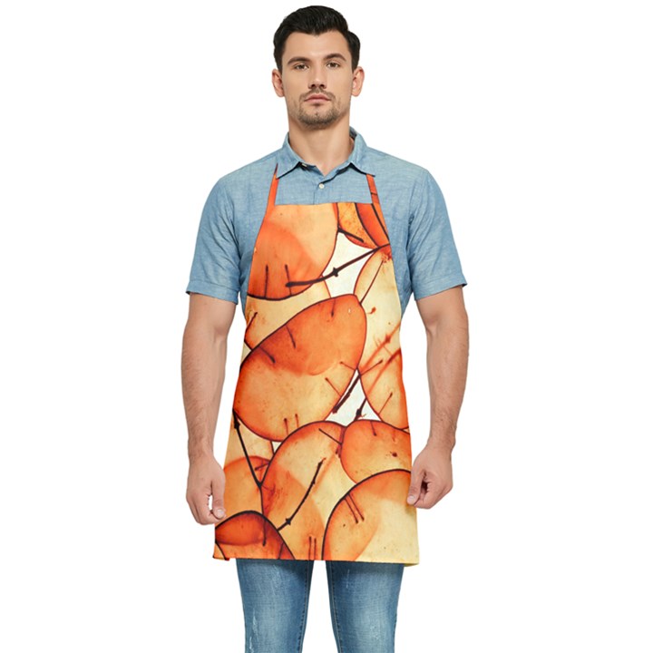 Orange Kitchen Apron