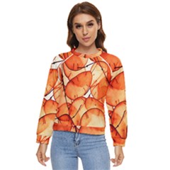 Orange Women s Long Sleeve Raglan Tee