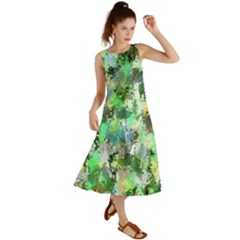 Painting Summer Maxi Dress by nate14shop