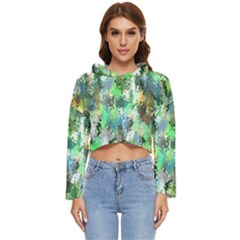 Painting Women s Lightweight Cropped Hoodie