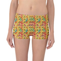 Pattern Boyleg Bikini Bottoms by nate14shop