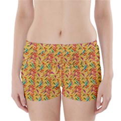 Pattern Boyleg Bikini Wrap Bottoms by nate14shop