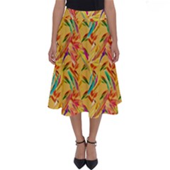 Pattern Perfect Length Midi Skirt