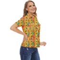 Pattern Women s Short Sleeve Double Pocket Shirt View2