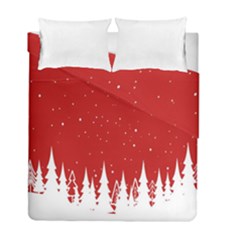 Merry Cristmas,royalty Duvet Cover Double Side (full/ Double Size) by nate14shop