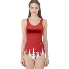 Merry Cristmas,royalty One Piece Swimsuit by nate14shop