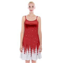 Merry Cristmas,royalty Spaghetti Strap Velvet Dress by nate14shop