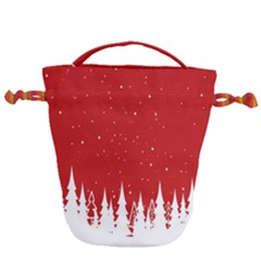 Merry Cristmas,royalty Drawstring Bucket Bag by nate14shop