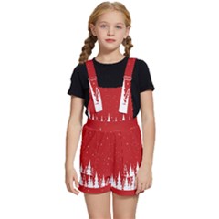 Merry Cristmas,royalty Kids  Short Overalls