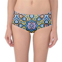 Kashi Mid-waist Bikini Bottoms by nate14shop