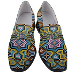 Kashi Women s Chunky Heel Loafers by nate14shop