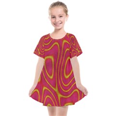 Pattern Pink Kids  Smock Dress by nate14shop