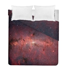 Milky-way-galaksi Duvet Cover Double Side (full/ Double Size) by nate14shop