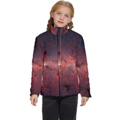 Milky-way-galaksi Kids  Puffer Bubble Jacket Coat by nate14shop