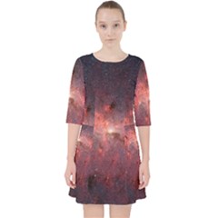 Milky-way-galaksi Quarter Sleeve Pocket Dress by nate14shop