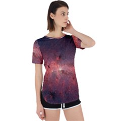 Milky-way-galaksi Perpetual Short Sleeve T-shirt by nate14shop