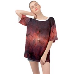 Milky-way-galaksi Oversized Chiffon Top by nate14shop