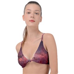 Milky-way-galaksi Knot Up Bikini Top