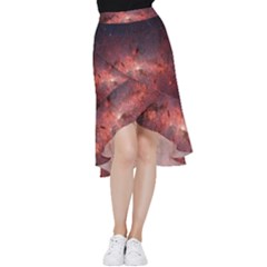 Milky-way-galaksi Frill Hi Low Chiffon Skirt by nate14shop