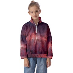 Milky-way-galaksi Kids  Half Zip Hoodie by nate14shop