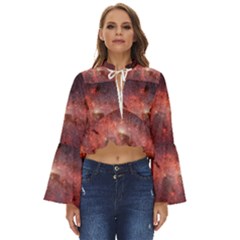 Milky-way-galaksi Boho Long Bell Sleeve Top