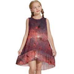 Milky-way-galaksi Kids  Frill Swing Dress