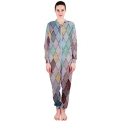 Tiles-shapes Onepiece Jumpsuit (ladies) by nate14shop