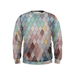 Tiles-shapes Kids  Sweatshirt