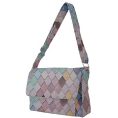 Tiles-shapes Full Print Messenger Bag (s)