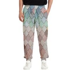 Tiles-shapes Men s Elastic Waist Pants by nate14shop