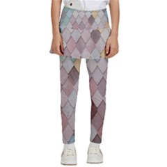 Tiles-shapes Kids  Skirted Pants