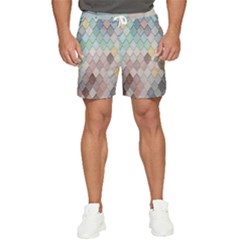 Tiles-shapes Men s Runner Shorts