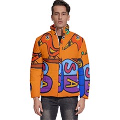 Graffiti 1 Men s Puffer Bubble Jacket Coat