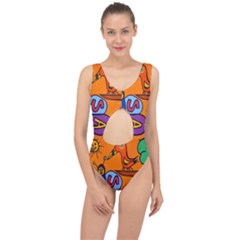 Graffiti 1 Center Cut Out Swimsuit by nate14shop