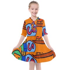 Graffiti 1 Kids  All Frills Chiffon Dress