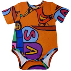 Graffiti 1 Baby Short Sleeve Onesie Bodysuit