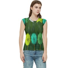 Dandelions Women s Raglan Cap Sleeve Tee by nate14shop