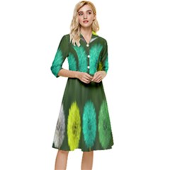 Dandelions Classy Knee Length Dress